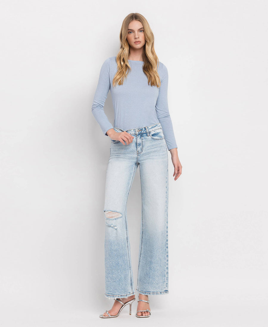 Lovervet-  WIDE LEG JEANS  SUPER HIGH RISE TUMMY CONTROL