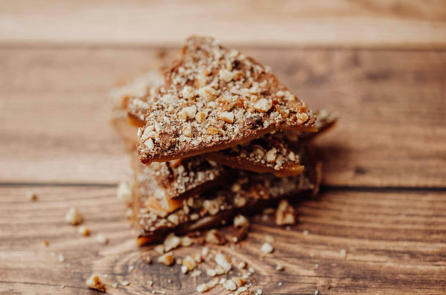 Milk Chocolate Pecan Toffee: 3oz