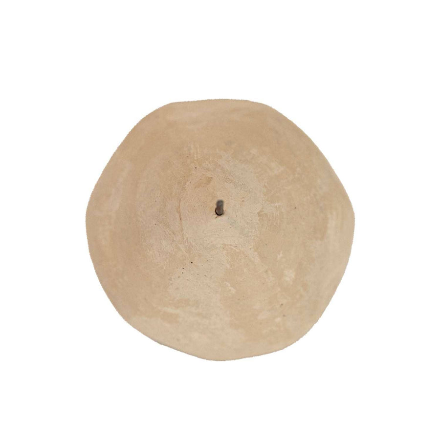Foreside Home & Garden - Turner Decorative Pear Cream Paper Mache