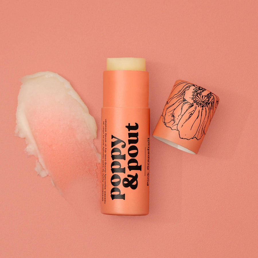 Poppy & Pout - Pink Grapefruit Lip Balm