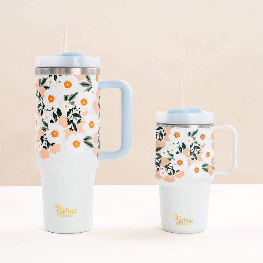 The Darling Effect - 40oz Take Me Everywhere Tumbler - Flower Talk