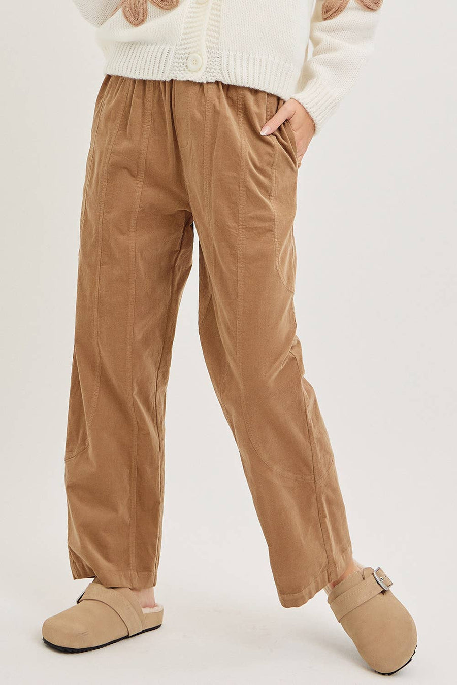 Easy Casual Everyday pull on relaxed Corduroy