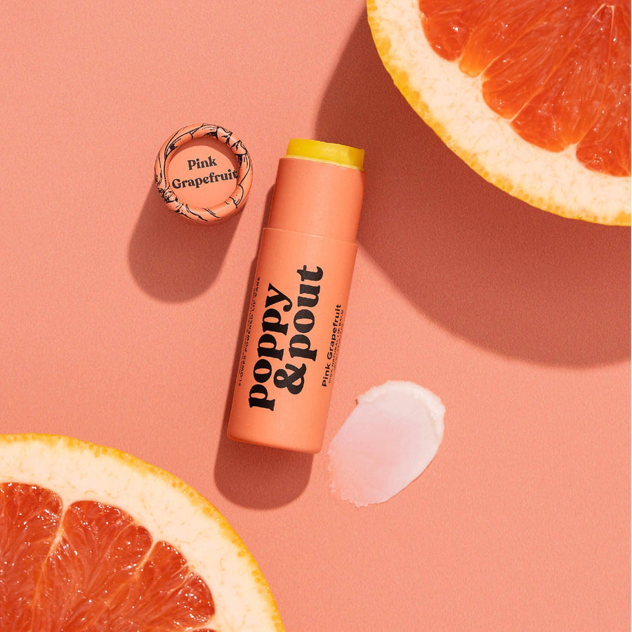 Poppy & Pout - Pink Grapefruit Lip Balm