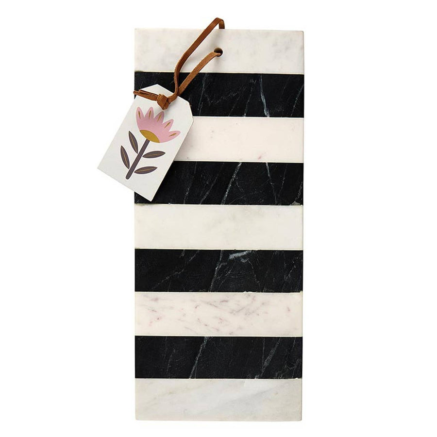 Black Stripe Marble Board: Material