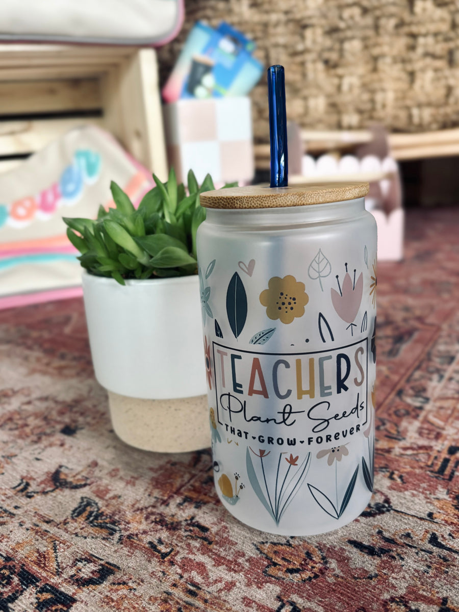 Teacher Glass + Plant Combo Giftbox