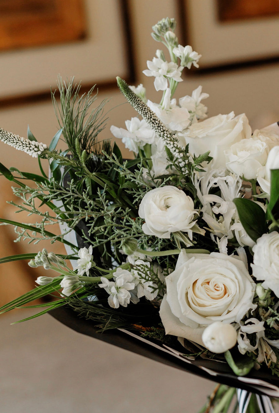 Snowbound Colllection - Hand-Tied Bouquet