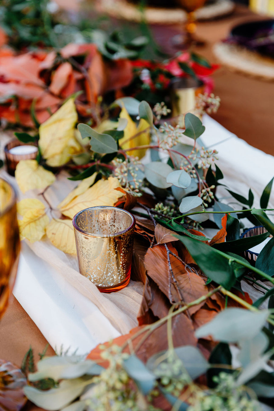 Golden Gatherings Thanksgiving - Loose Greens with a Fall Mix