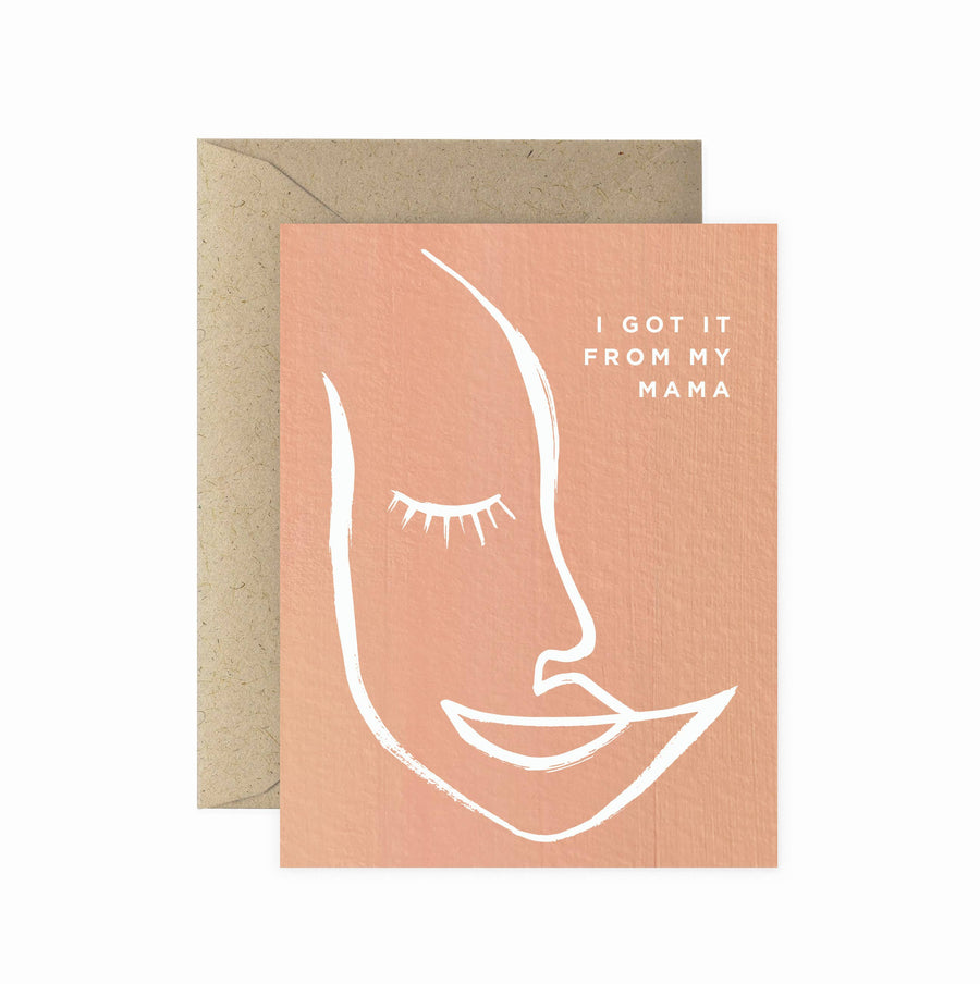 From My Mama Greeting Card | Mother's Day