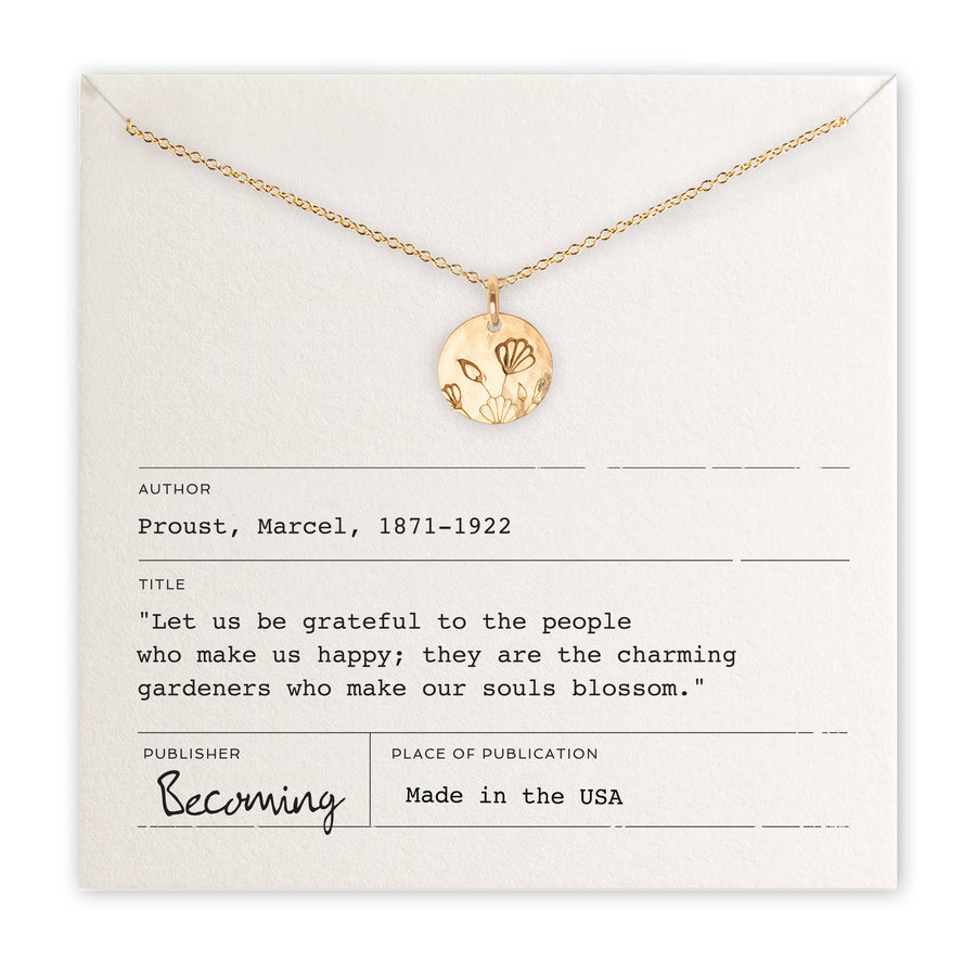Becoming Jewelry - Blossom Necklace: Sterling Silver
