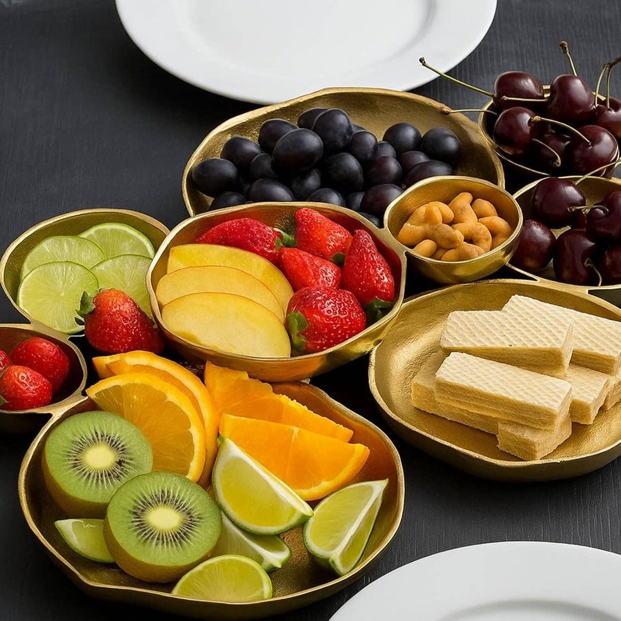 Decorative Bowls, Bright Gold Brass