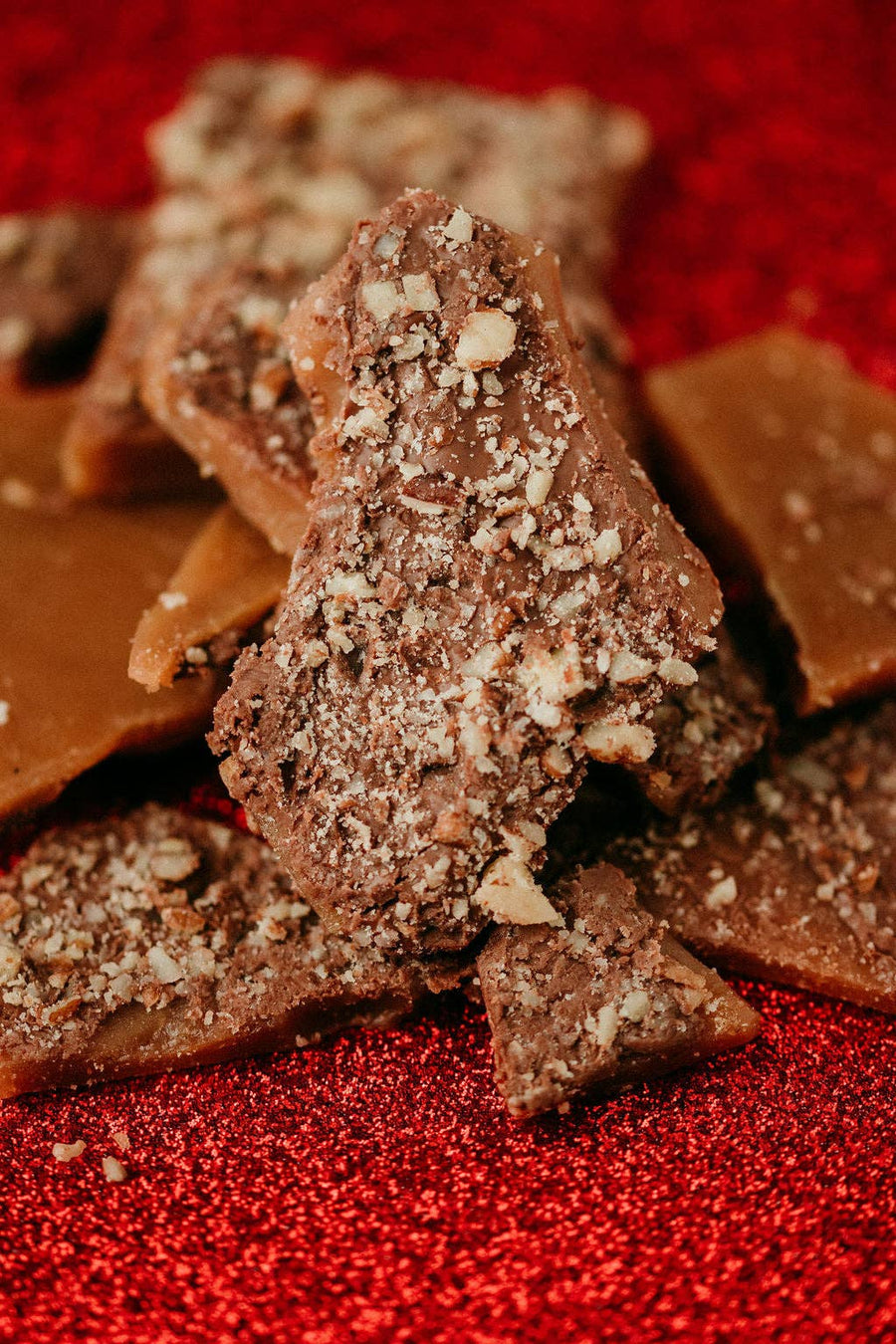 Milk Chocolate Pecan Toffee: 3oz