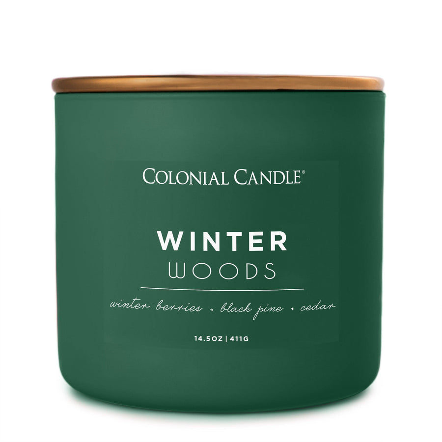 Winter Woods Scented Jar Candle, Soy Blend Wax, 14.5oz