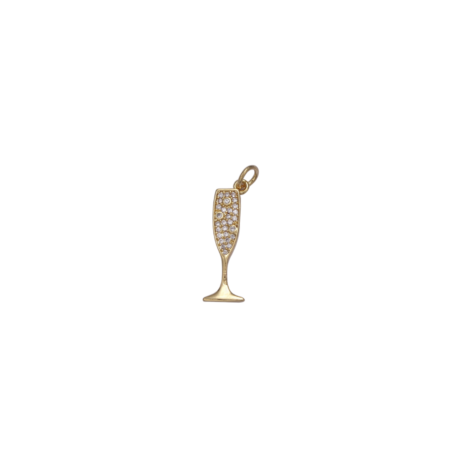 It's Especially Lucky -Charms: Champagne flute