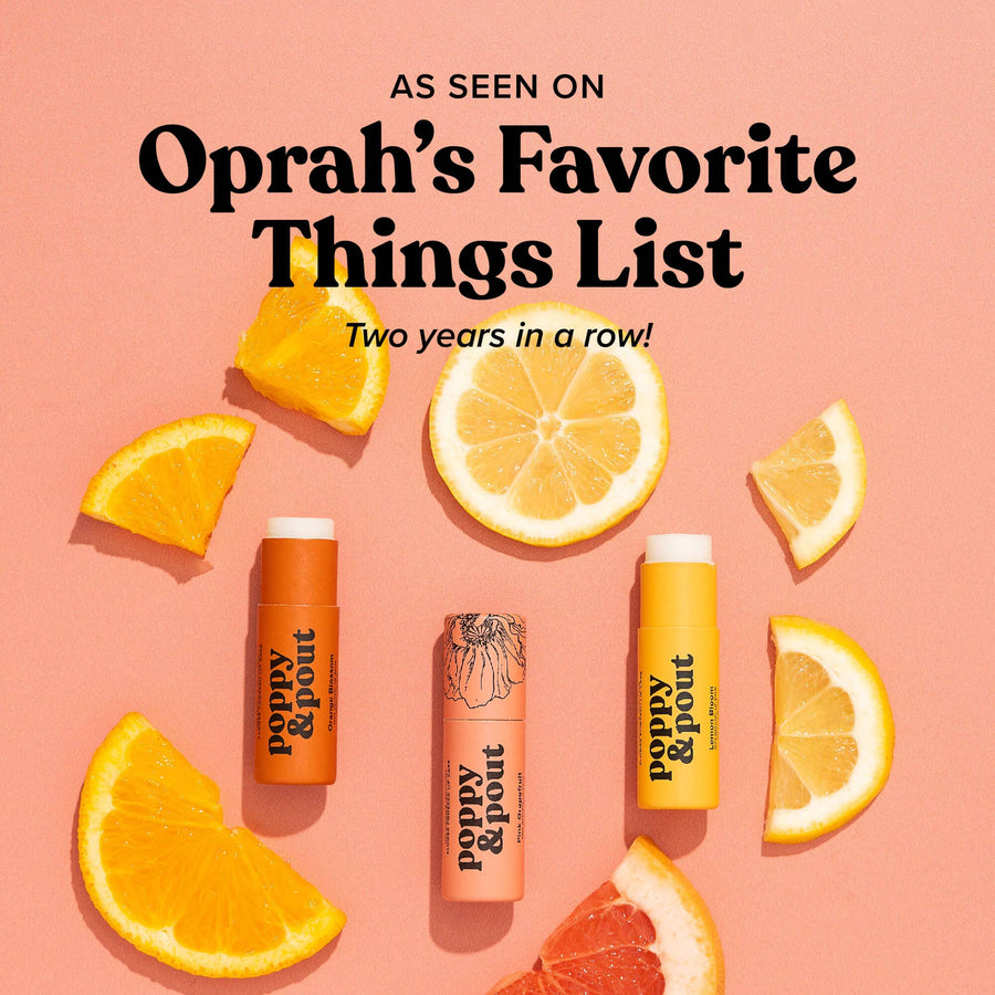 Poppy & Pout -Lemon Bloom,  Lip Balm