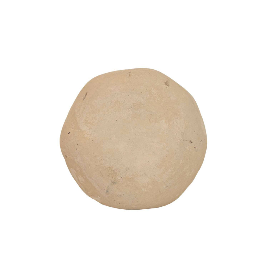 Foreside Home & Garden - Turner Decorative Pear Cream Paper Mache