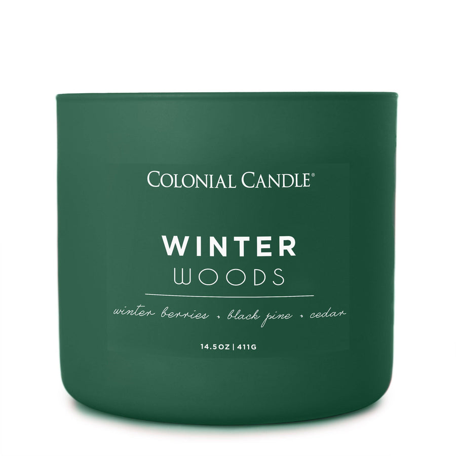 Winter Woods Scented Jar Candle, Soy Blend Wax, 14.5oz