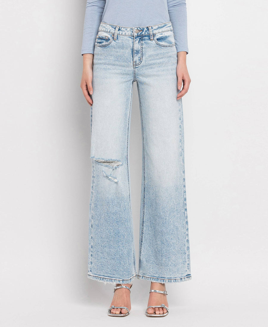 Lovervet-  WIDE LEG JEANS  SUPER HIGH RISE TUMMY CONTROL
