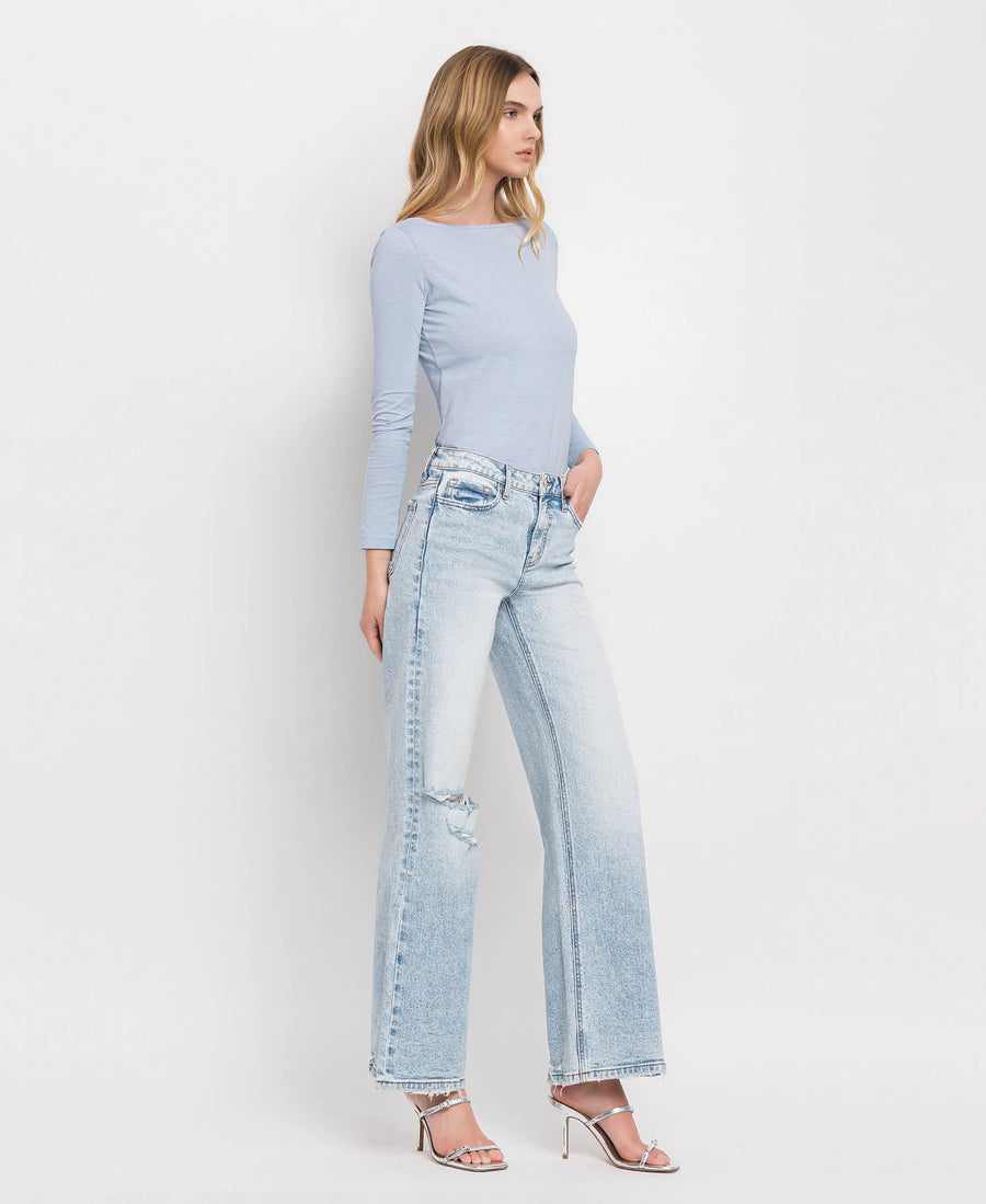 Lovervet-  WIDE LEG JEANS  SUPER HIGH RISE TUMMY CONTROL
