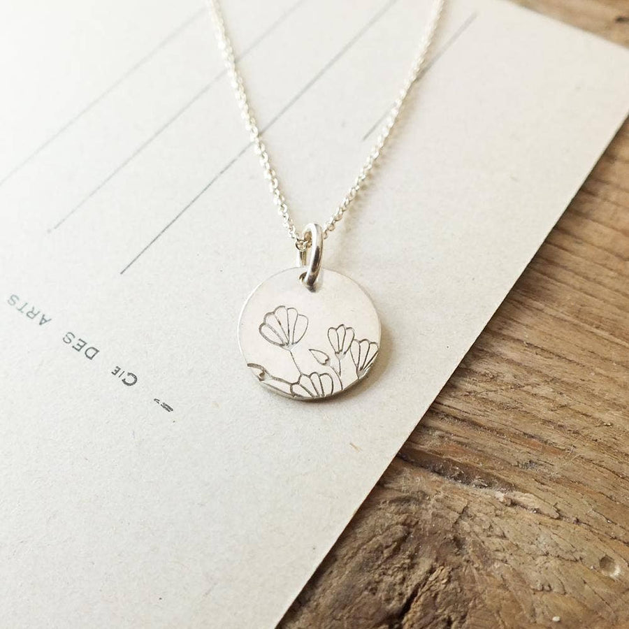 Becoming Jewelry - Blossom Necklace: Sterling Silver
