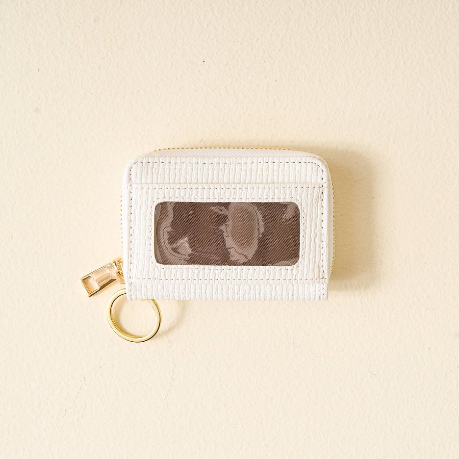 The Darling Effect - Zip Around Wallet-White