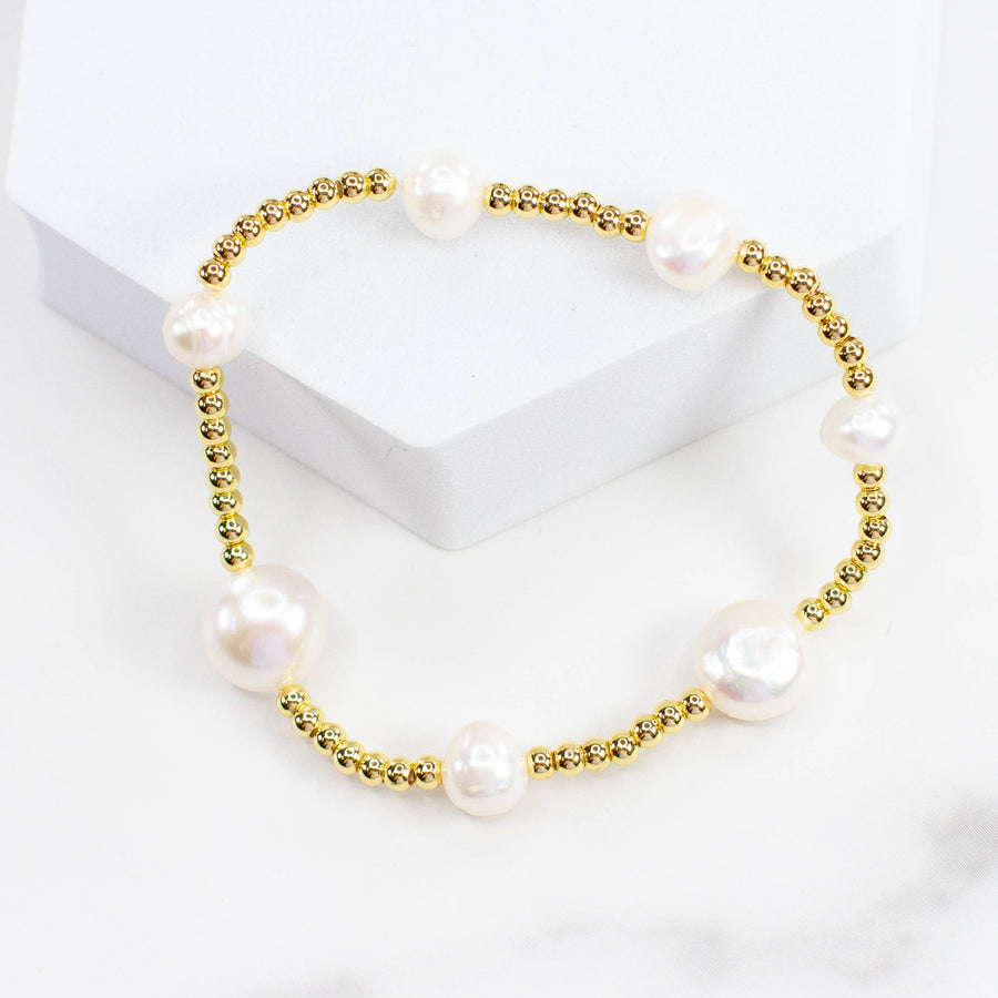 Savvy Bling - Fresh Water Pearl Bracelet