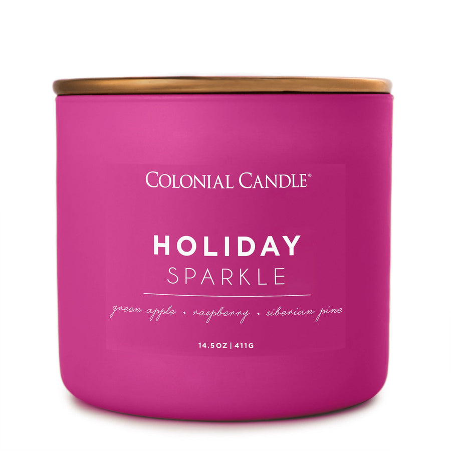 Holiday Sparkle Scented Jar Candle, Soy Blend Wax, 14.5oz