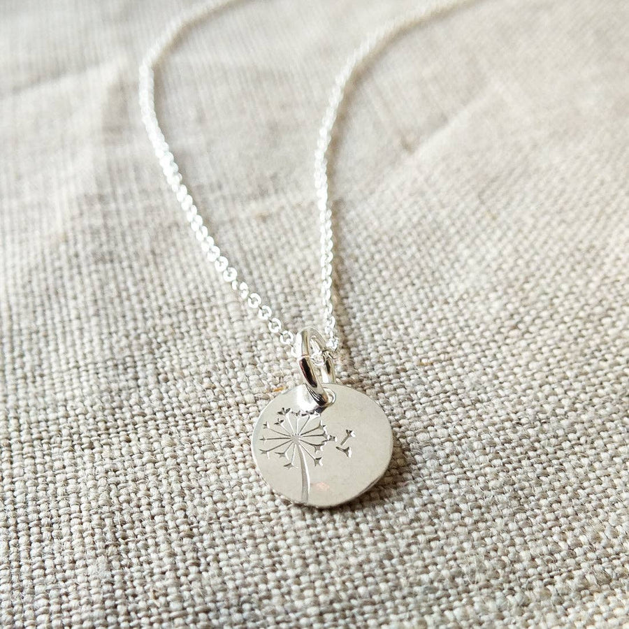 Becoming Jewelry - Dandelion Wishes Necklace: Gold Fill