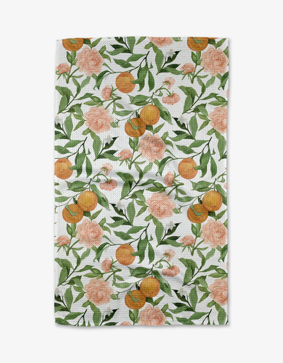 Geometry - A Peony For Your Thoughts Tea Towel