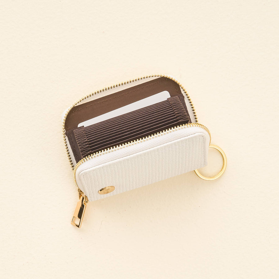 The Darling Effect - Zip Around Wallet-White