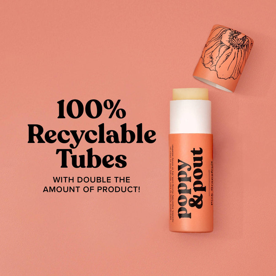 Poppy & Pout - Pink Grapefruit Lip Balm