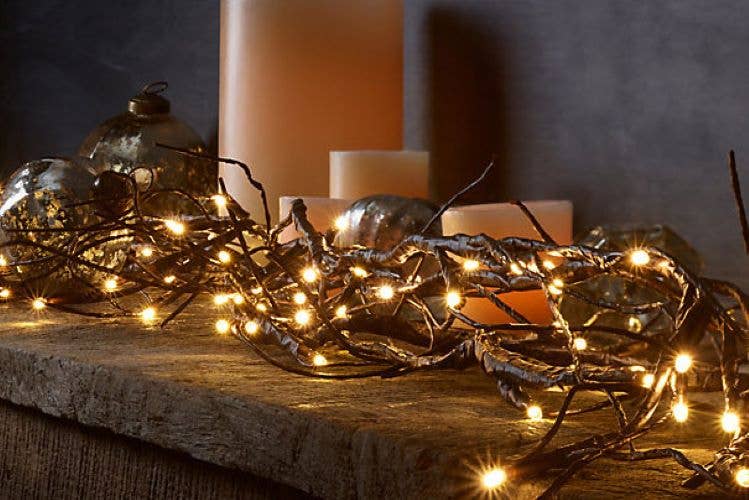 The Light Garden Collection - Willow Branch Garland 72" W96 LEDs