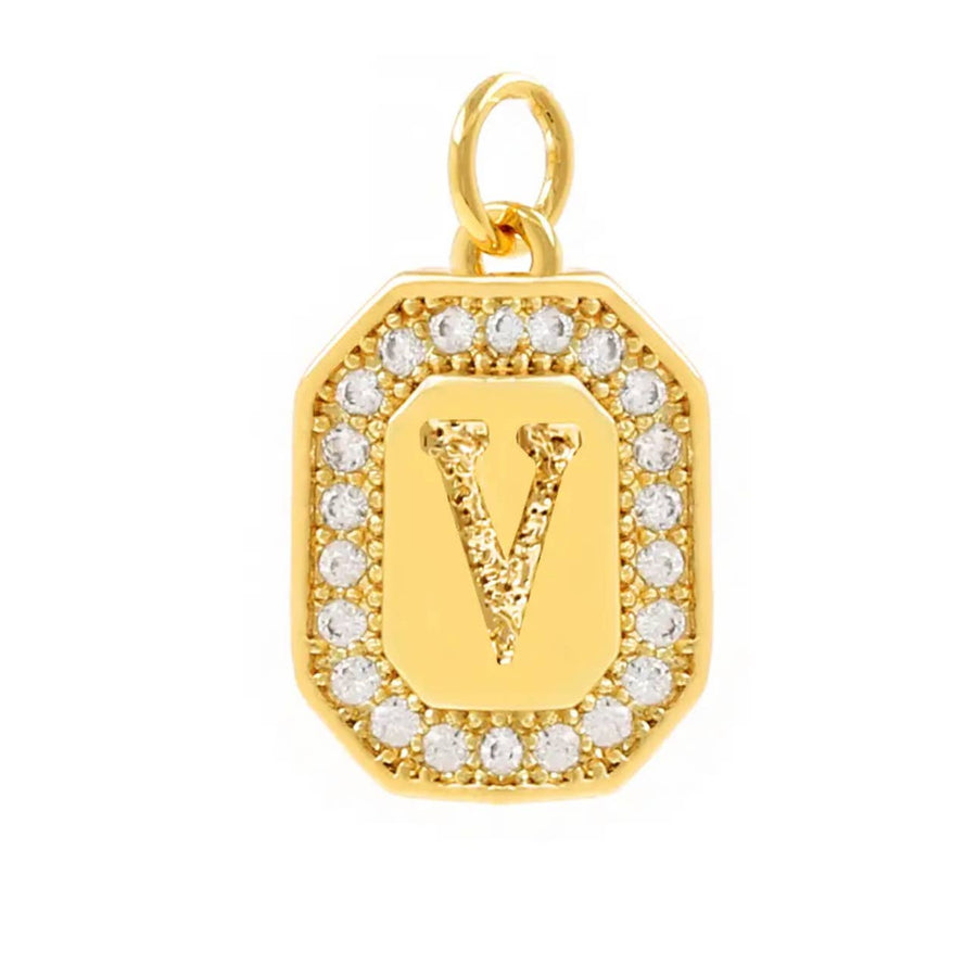 I Initial Charms For Charm Necklaces-Savvy Bling