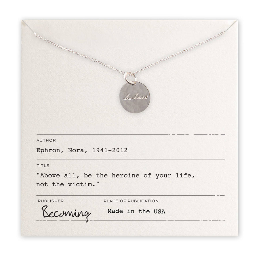 Becoming Jewelry - Badass Necklace: Gold Fill