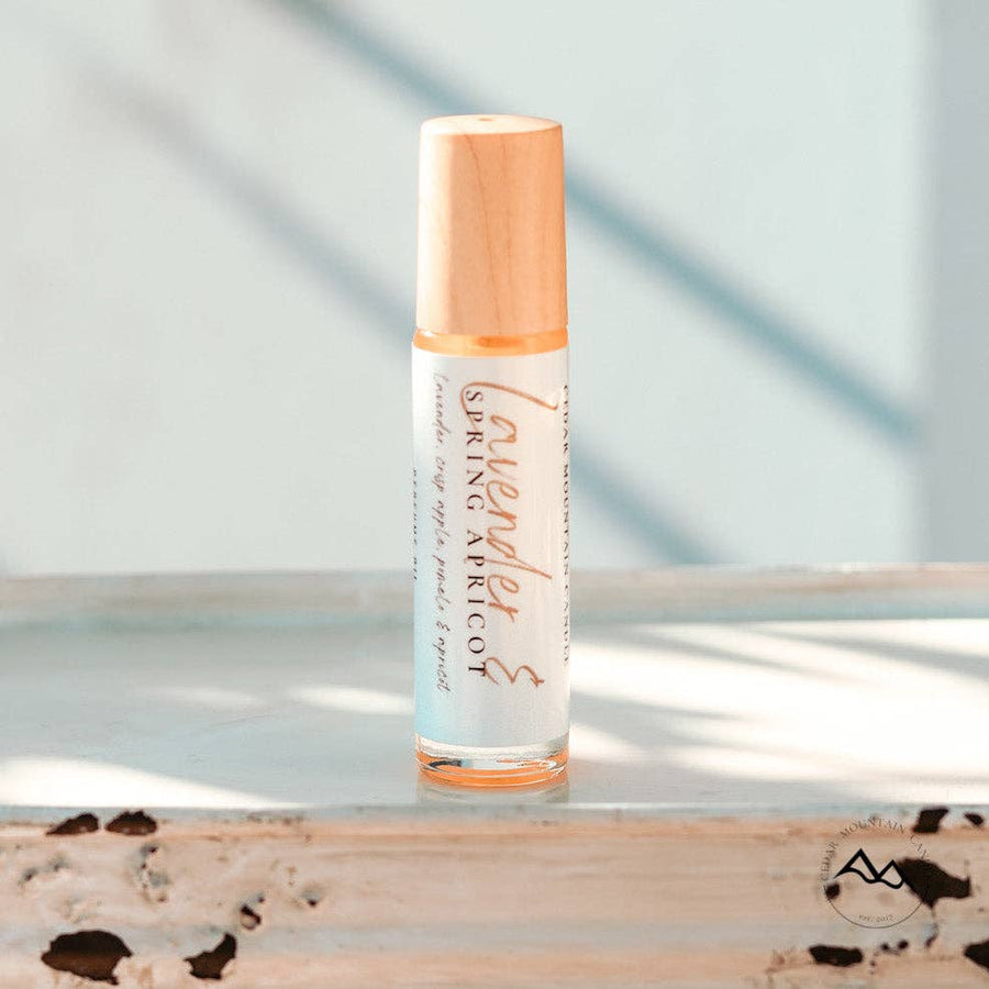 Cedar Mountain Candle - Lavender & Spring Apricot Roll-On Perfume Oil