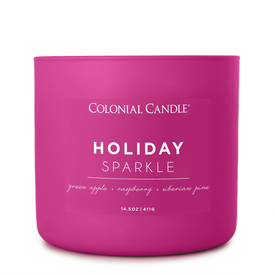 Holiday Sparkle Scented Jar Candle, Soy Blend Wax, 14.5oz