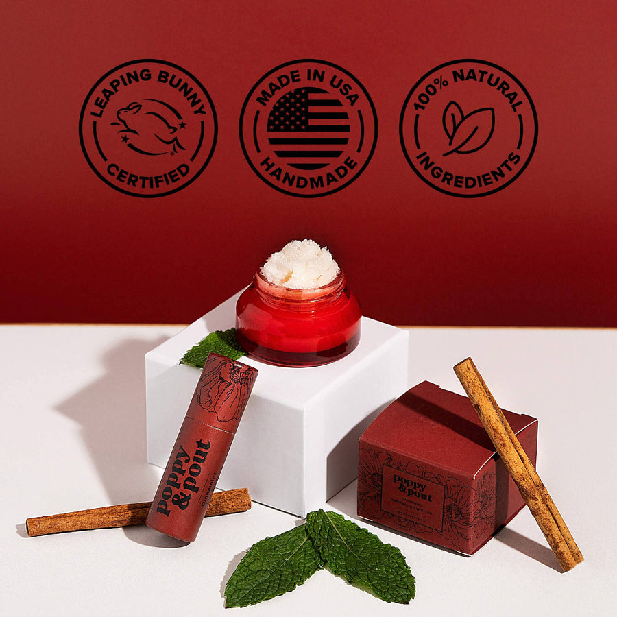 Poppy & Pout -Cinnamint, Lip Balm
