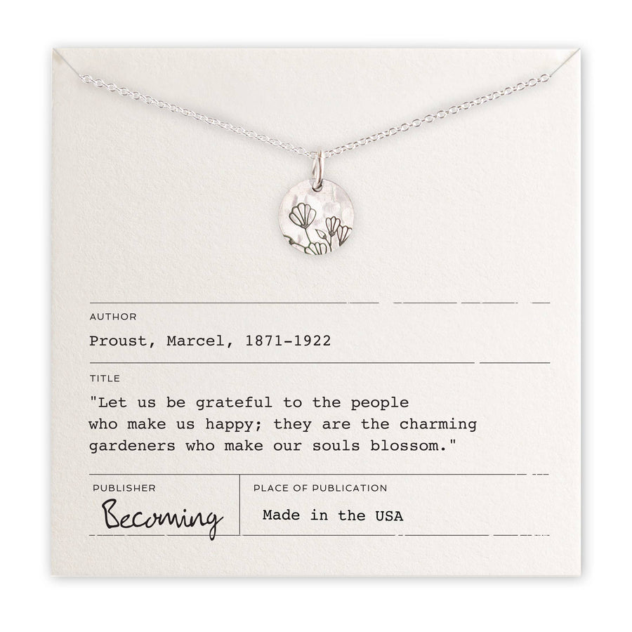 Becoming Jewelry - Blossom Necklace: Sterling Silver