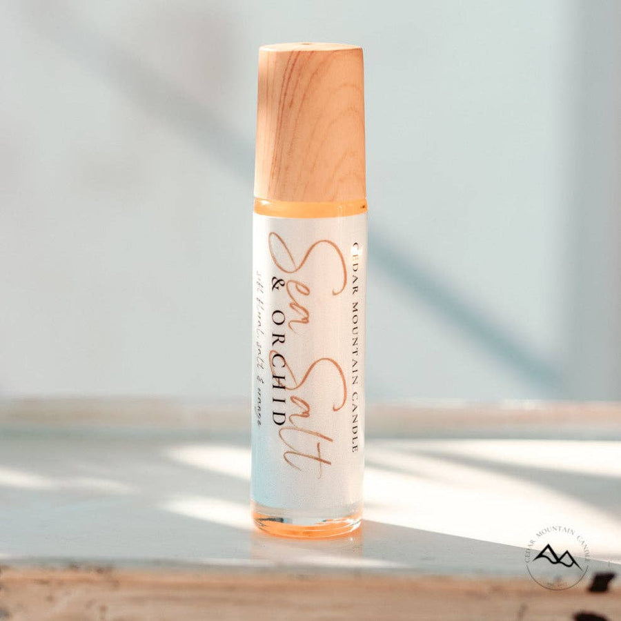 Cedar Mountain Candle - Sea Salt & Orchid Roll-On Perfume Oil