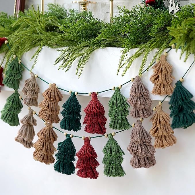 Christmas Tassel Garland