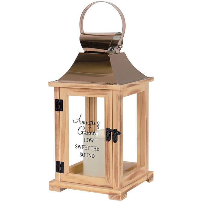 Gift & Garden by Carson - "Amazing Grace How Sweet" Lantern