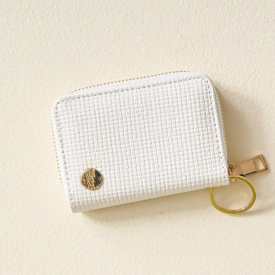 The Darling Effect - Zip Around Wallet-White