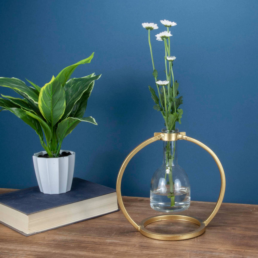 Capstone Brass Bud Vase